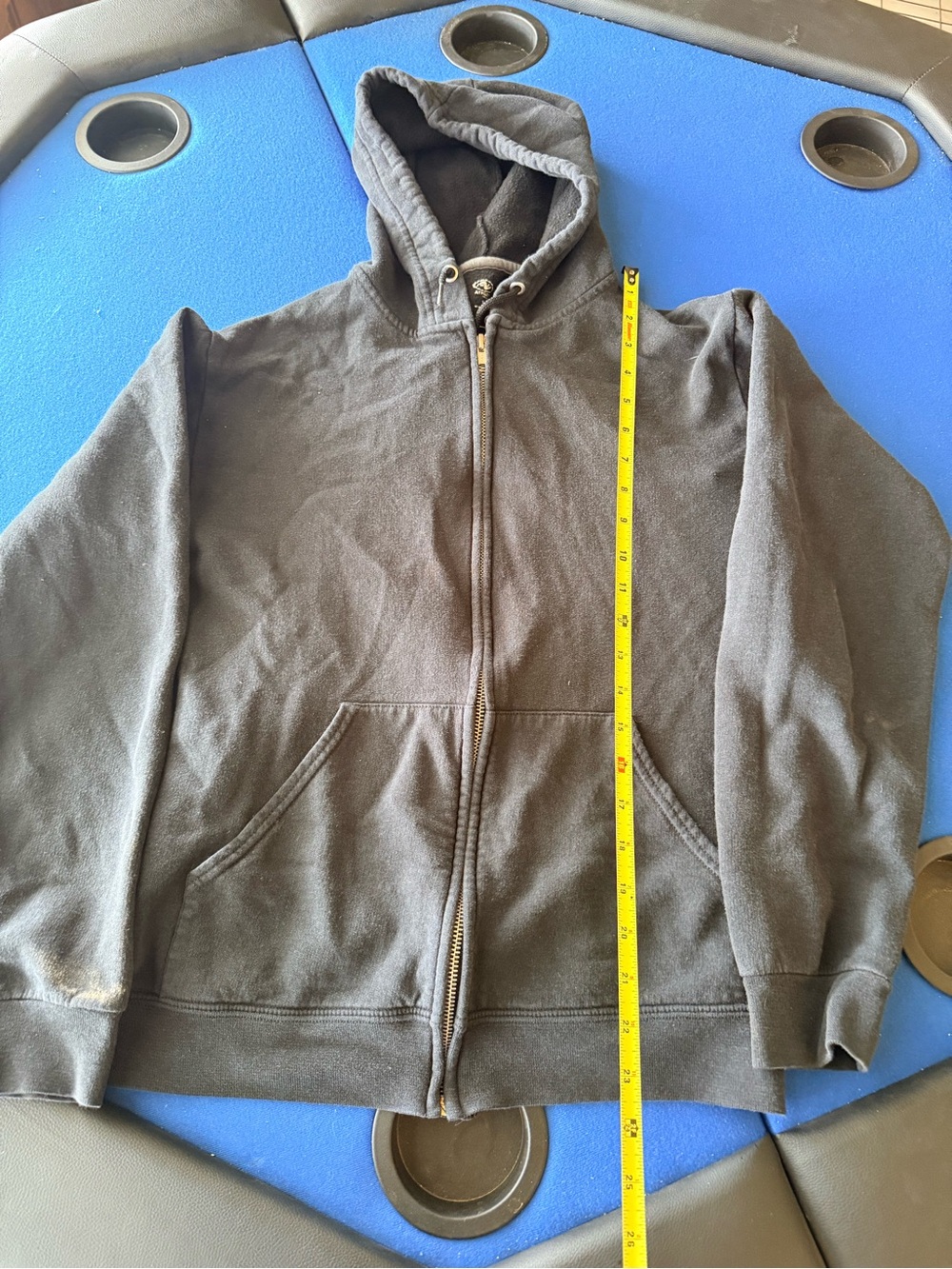 Athletic Works Black Full-Zip Hooded Jacket